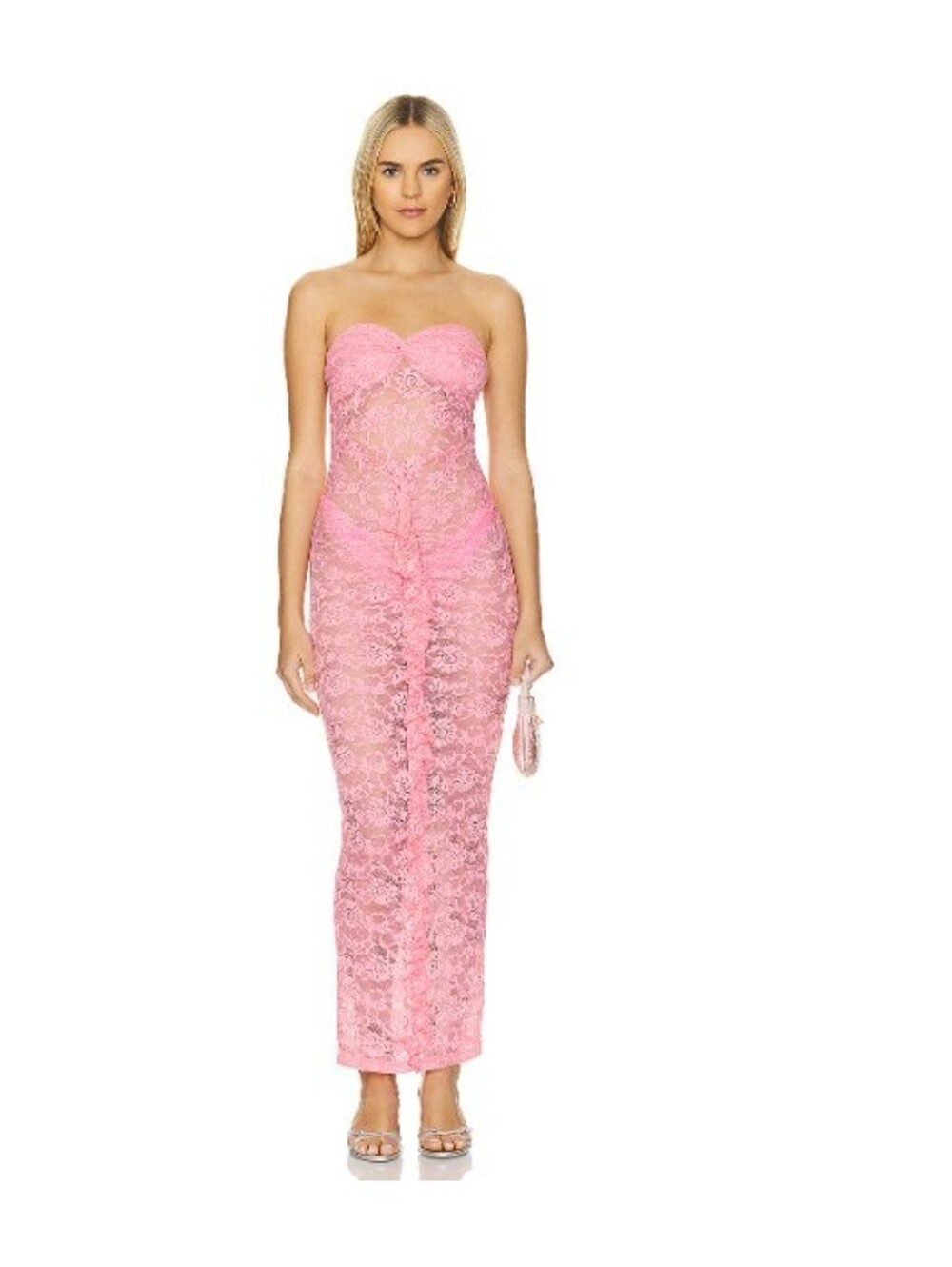 By: DYLN Yasmin Maxi Dress in Bubblegum